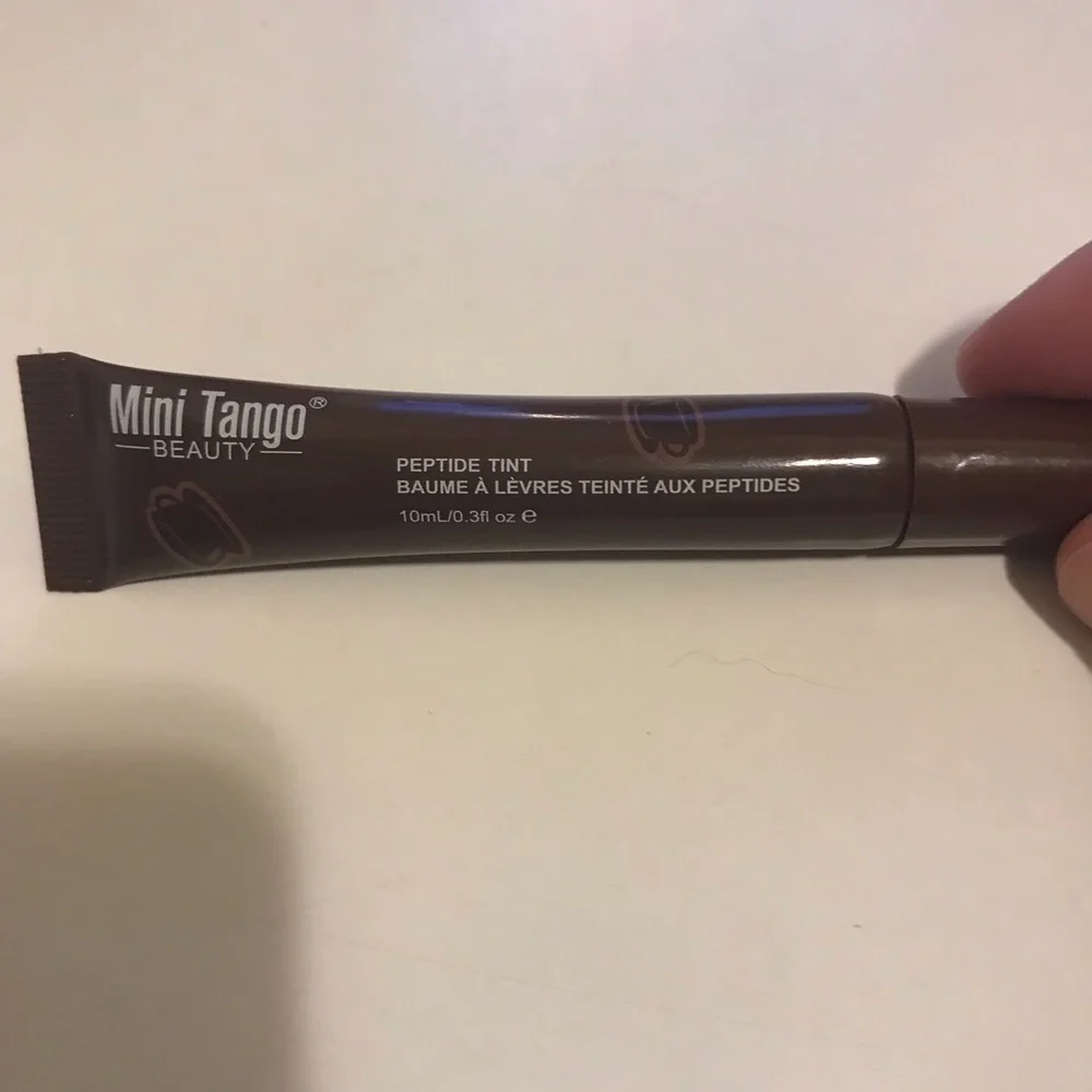 Mini Tango Beauty Coffee Peptide Tint Tinted Lip Balm